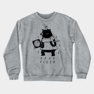 bear pizza Crewneck Sweatshirt